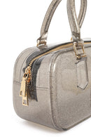 Woman Black Long-Strap Jelly Transparent Shoulder Bag | Derimod