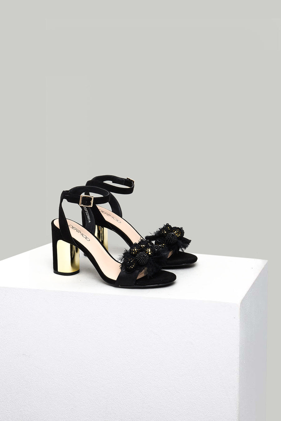 Black Stone Women's Heeled Sandals