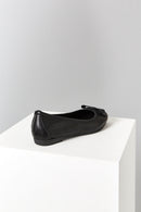Women's Leather Ballerinas with Bow Detail | Derimod