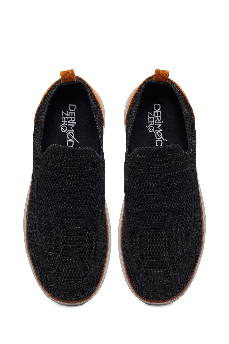 Derimod Zero Erkek Siyah Kalın Tabanlı Kumaş Sneaker