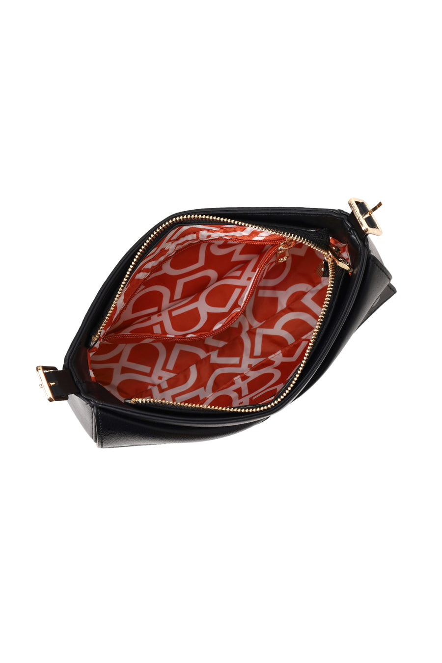 Woman Black Long Shoulder Strap Shoulder Bag
