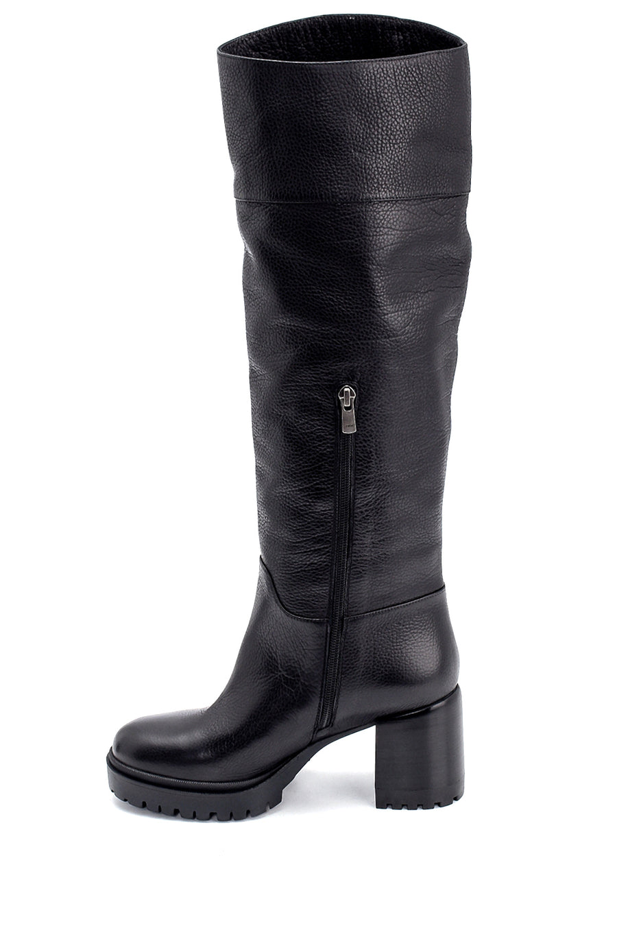 Women's Leather Heeled Boots