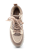Women's Leather Suede Detailed Boots | Derimod