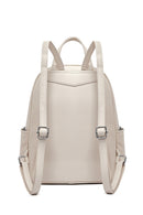 Women's Cream Printed Backpack | Derimod
