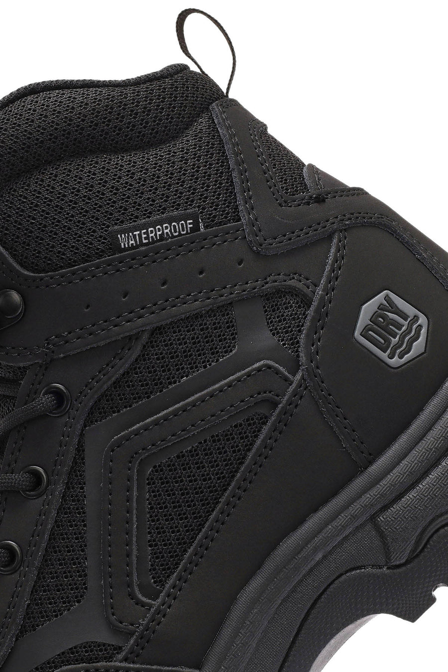 Derimod Dry Erkek Siyah Bağcıklı Waterproof Outdoor Bot