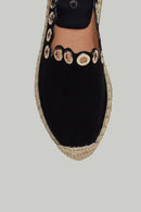 Black Women's Espadrille Slippers | Derimod