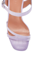 Women's Printed Heeled Sandals | Derimod