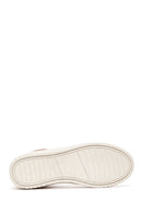Women's Beige Leather Suede Detailed Sneaker | Derimod