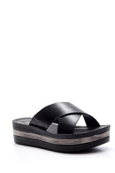 Women's Wedge Heeled Slippers | Derimod