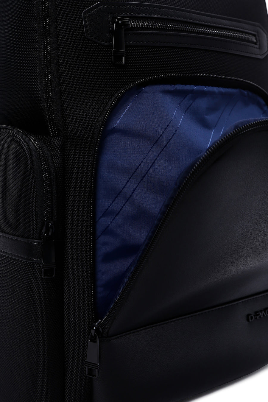 D-Pack Unisex Black Technological Backpack