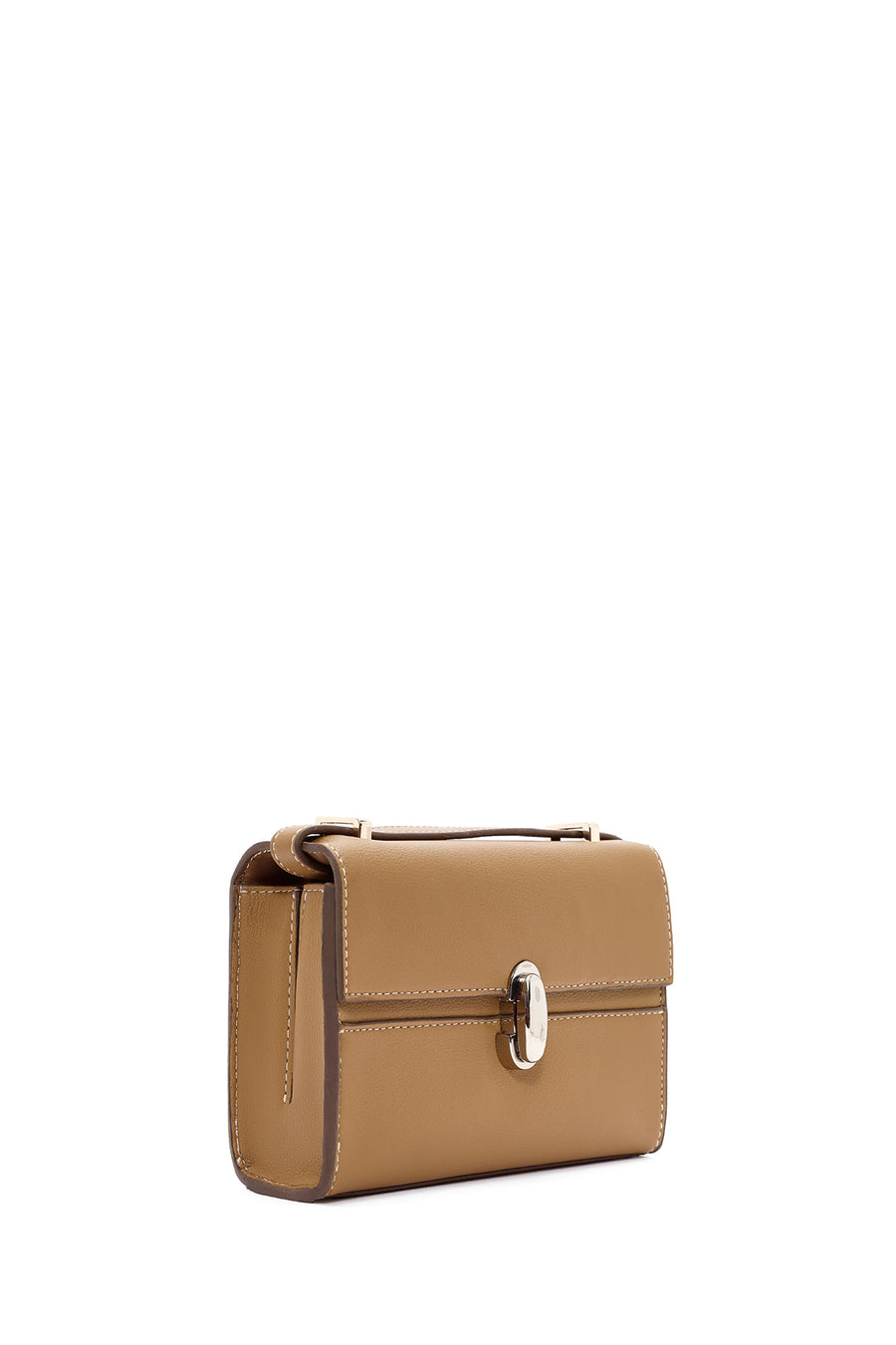 Women's Brown Long Strap Crossbody Bag