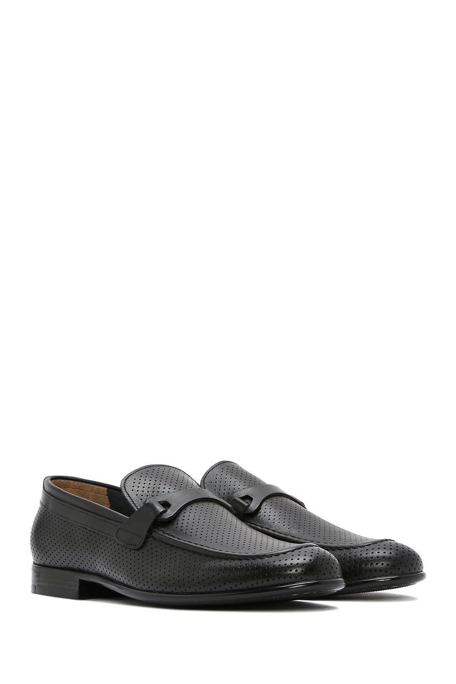 
Men's Black Leather Classic Loafer
