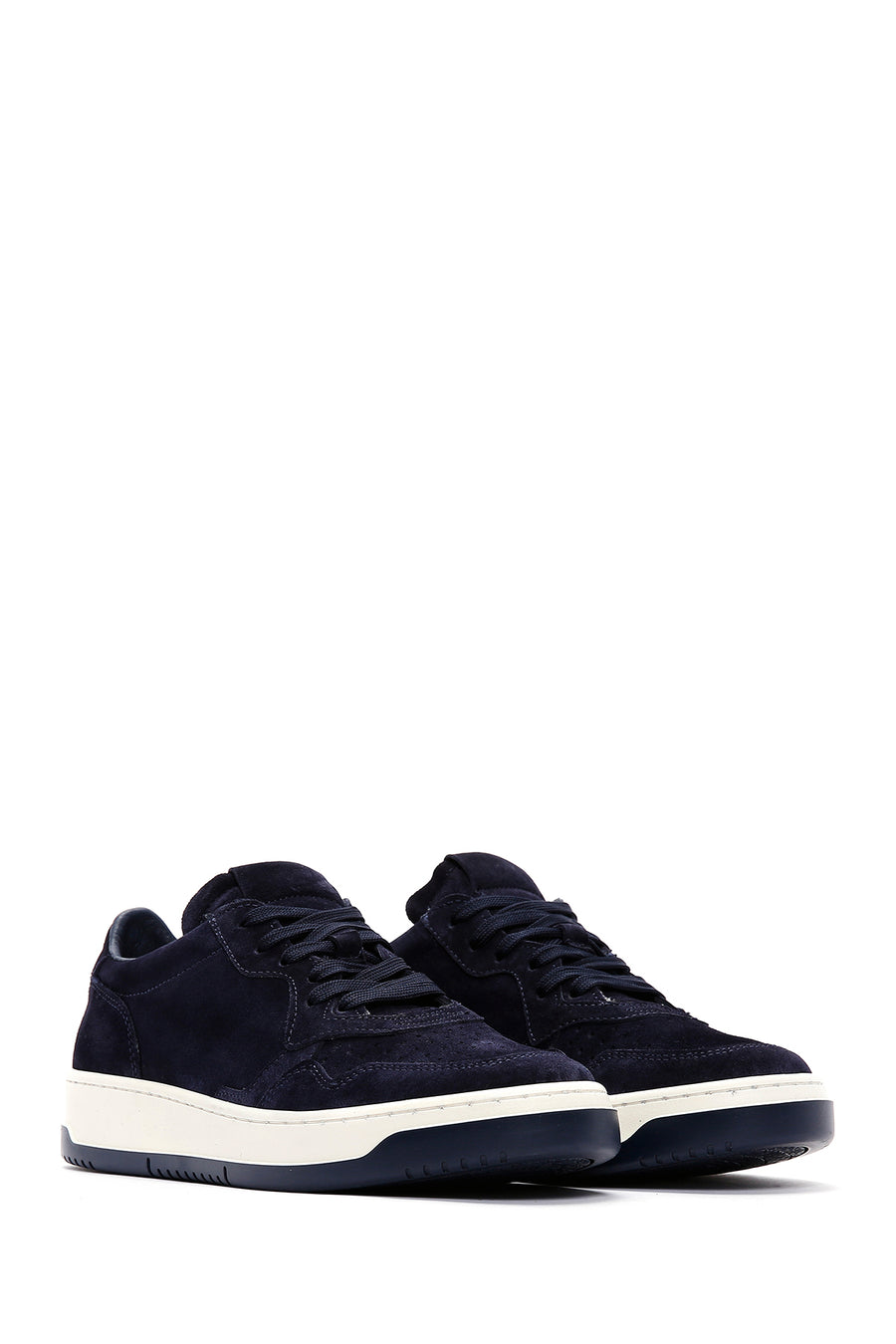 Men's Navy Blue Suede Leather Sneaker