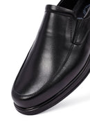 Derimod Fly Male Black Leather Loafer | Derimod