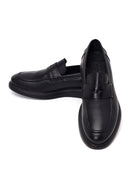 Erkek Siyah Deri Casual Loafer | Derimod