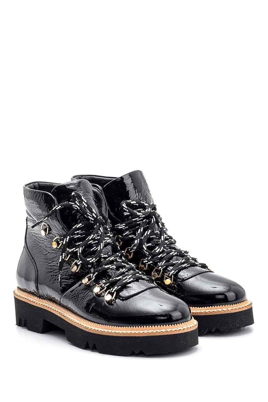 Women's Patent Leather Boots