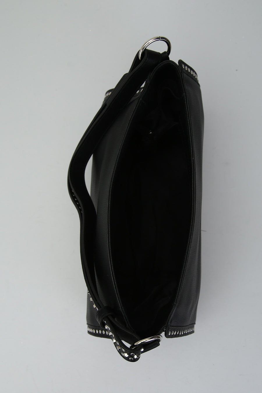 Women's Shoulder Bag with Staple Detail