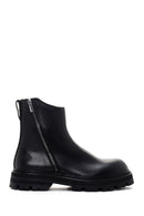 Harley Davidson Men's Black Thick Soled Zippered Boots | Derimod