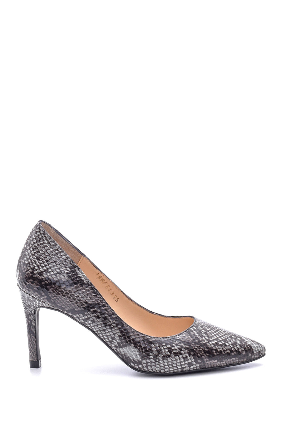 Kadın Yılan Derisi Desenli Stiletto 19WFE133540 | Derimod