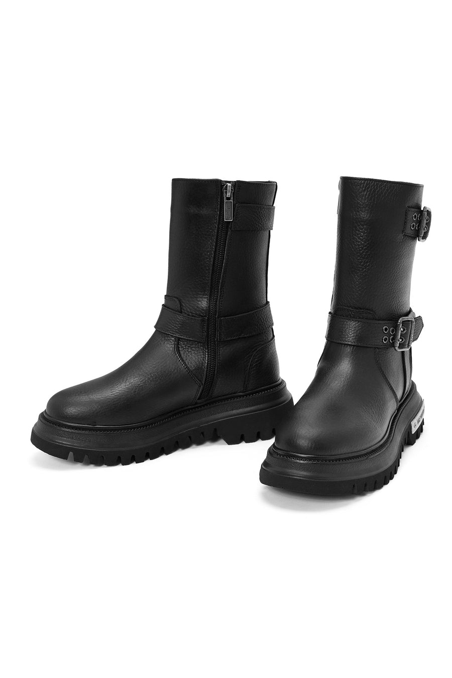 Harley Davidson Women's Black Sahara Zipper Leather Boots