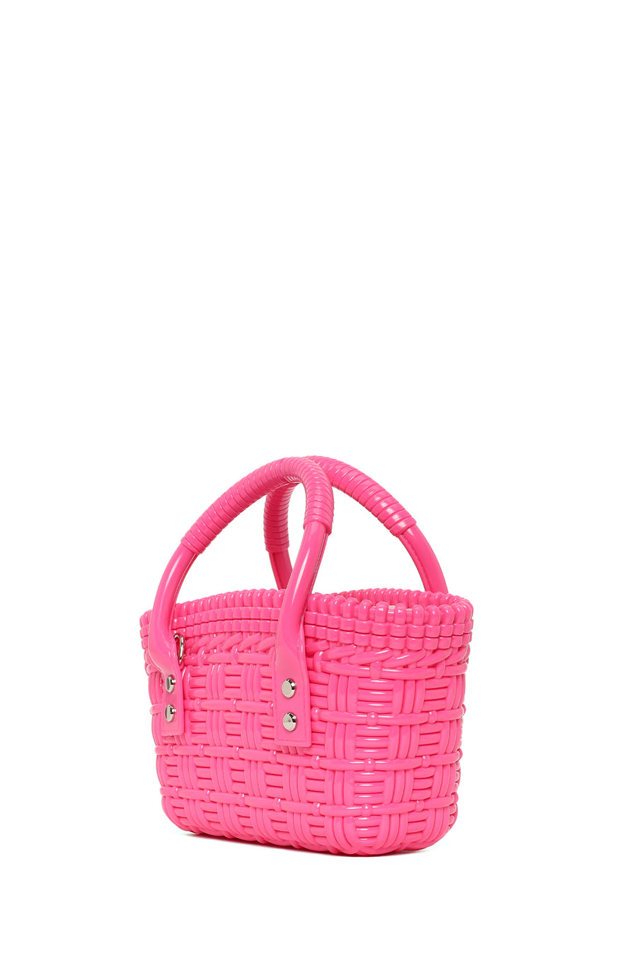 Women's Pink Long Strap Mini Jelly Handbag