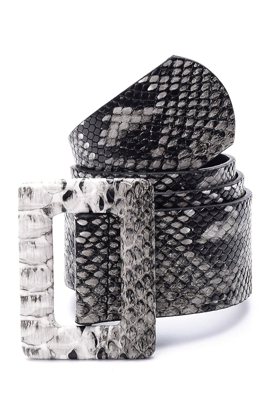 Women's Crocodile Patterned Belt 000A2D2514E3 | Derimod