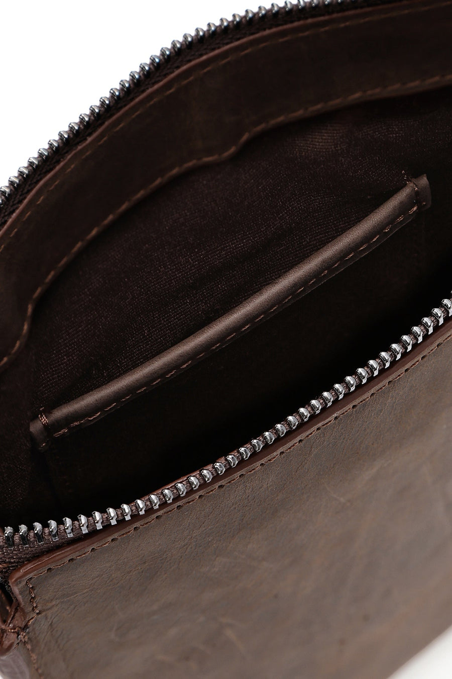 Men's Brown Leather Messenger Bag