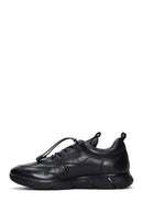 Men's Black Leather Casual Sneaker | Derimod