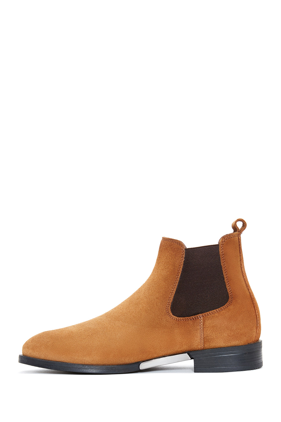 Men's Tan Suede Leather Chelsea Boots