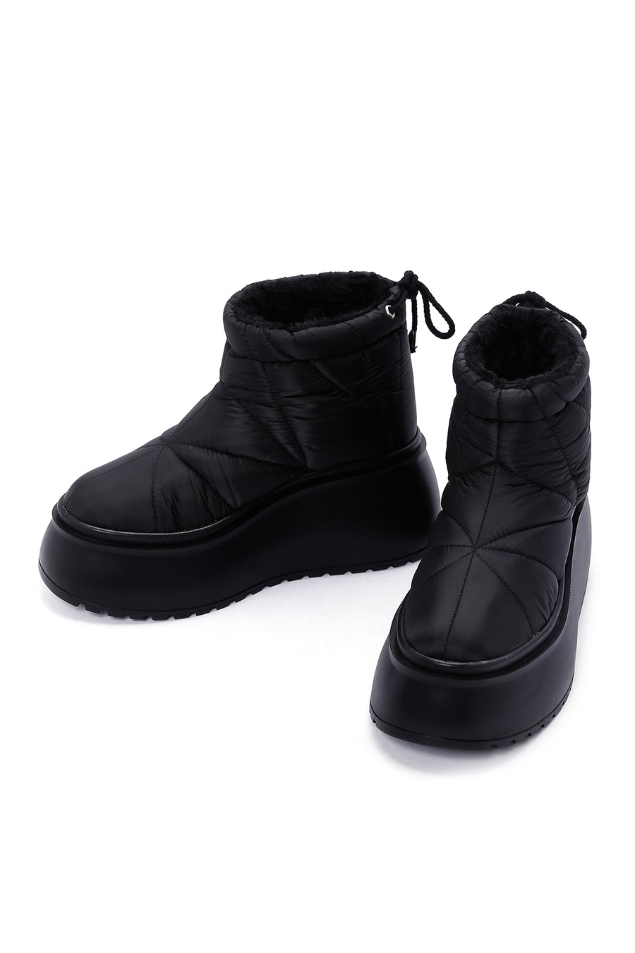 Women's Black Thick Soled Boots