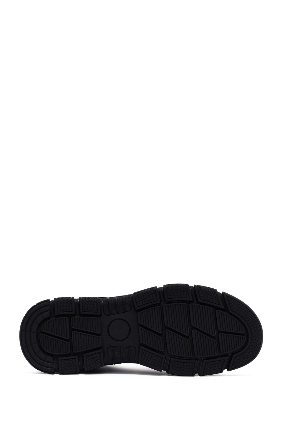 Men's Black Lace-Up Leather Casual Boots