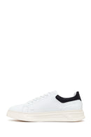 Erkek Beyaz Bağcıklı Deri Sneaker | Derimod