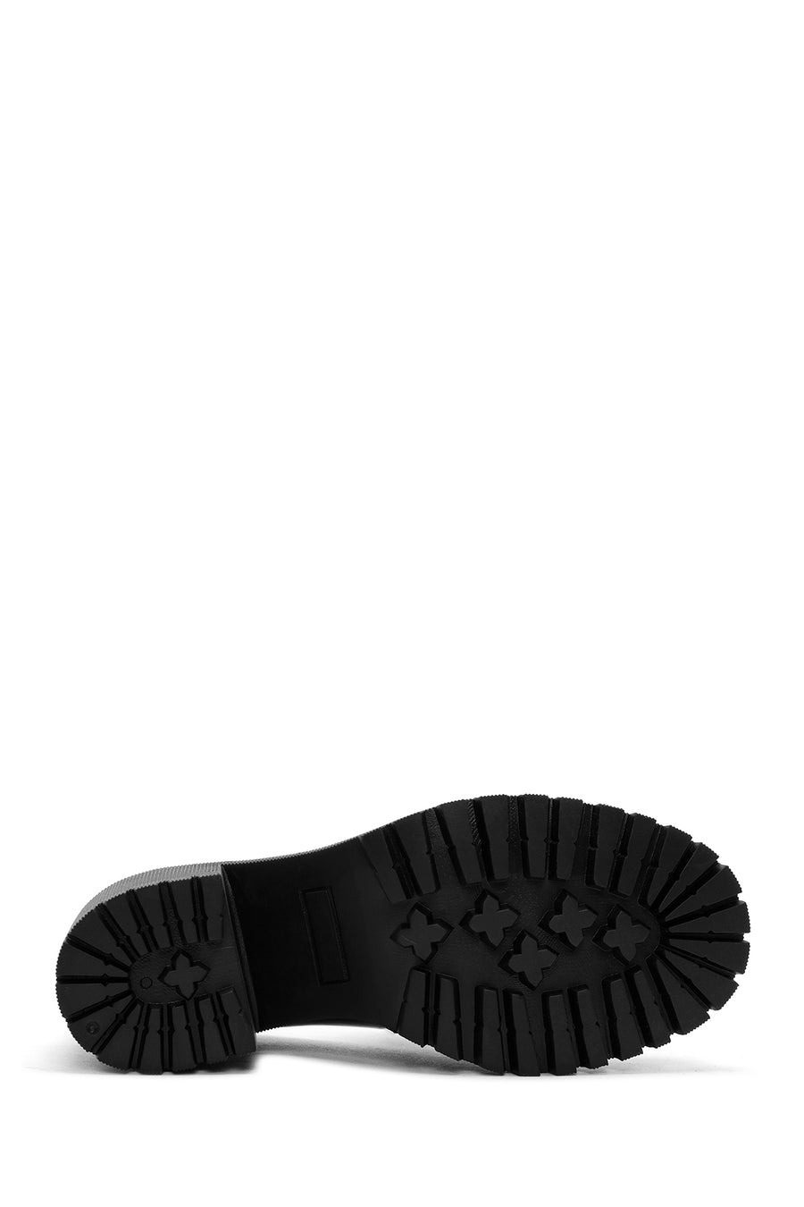 Woman Black Thick-Heeled Patent Leather Leather Masculine Loafer