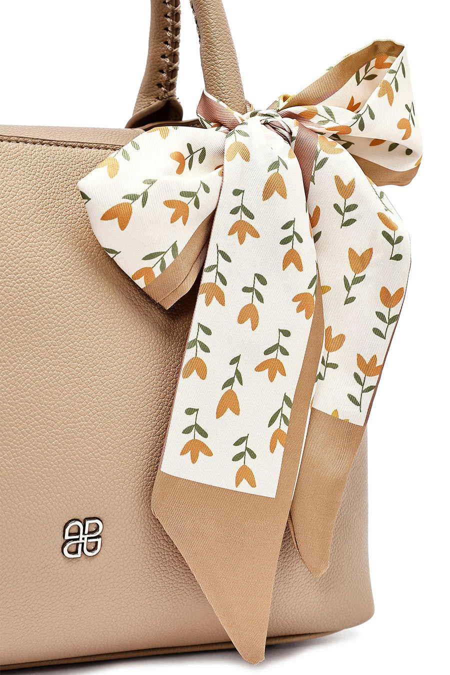 Women's Beige Long Strap Shoulder Bag
