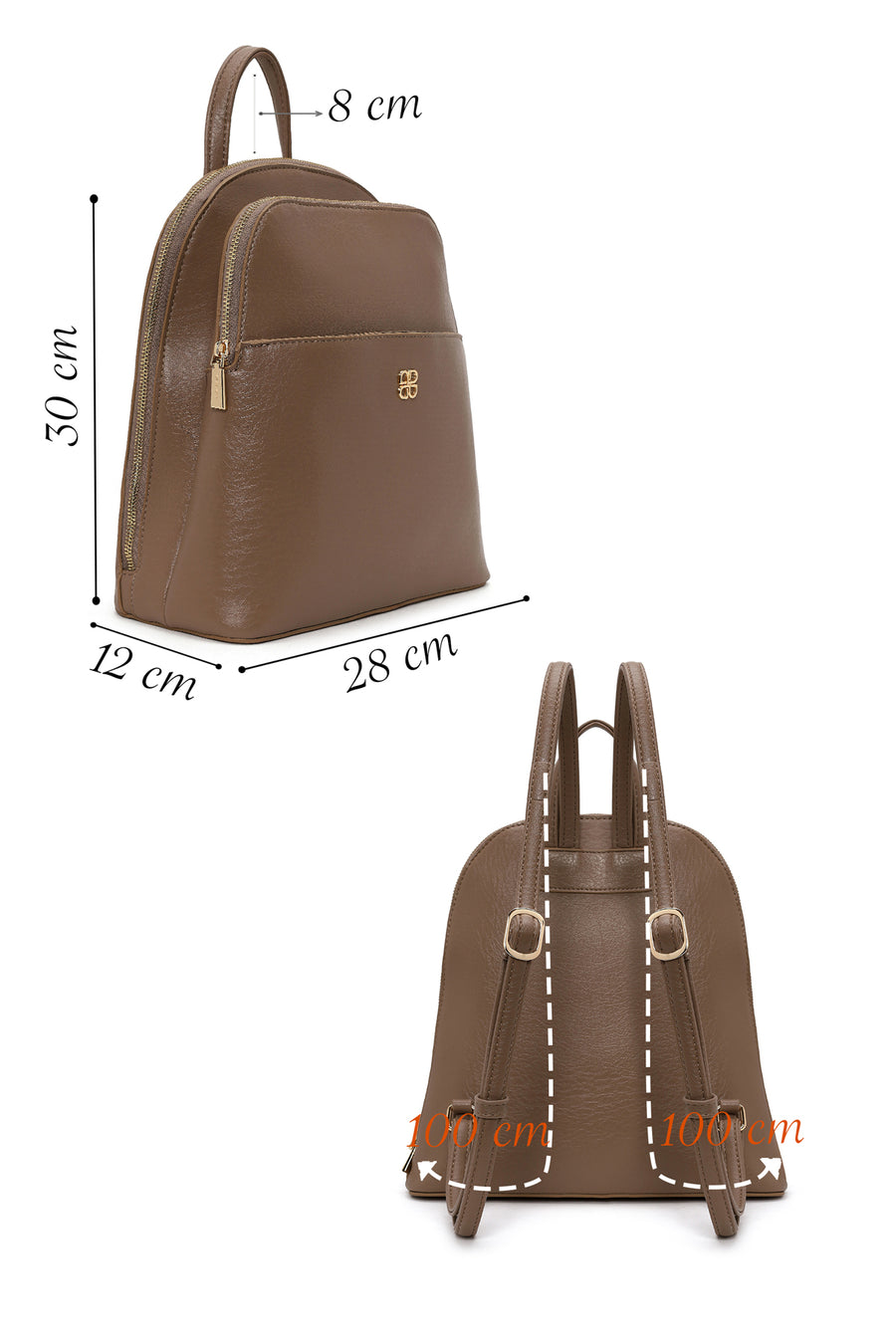 Woman Mink Classic Backpack