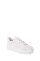 Woman White Lace-Up Chunky Sneaker | Derimod