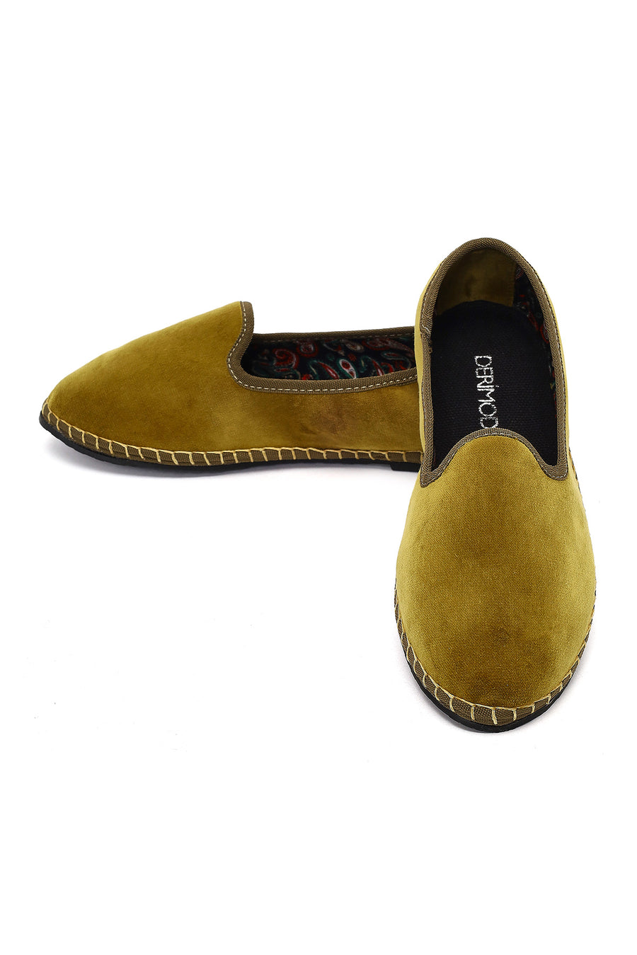 Kadın Yeşil Kumaş Loafer