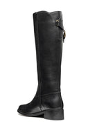 Geox Women Black D Camexia Np Abx Zippered Leather Boot | Derimod