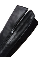 Women's Black Zipper Buckle Detail Boots | Derimod