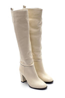 Women's Leather Heeled Boots | Derimod