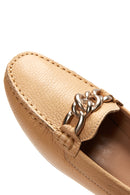 Kadın Bej Deri Loafer | Derimod