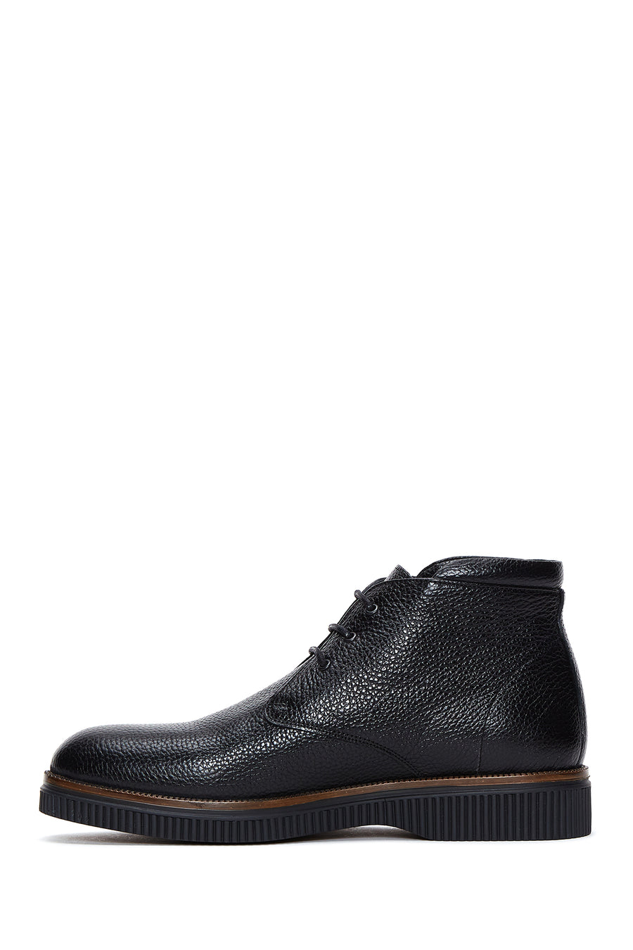 Men's Leather Flat Boots