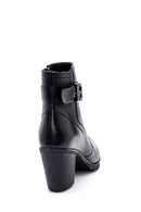 Women's Leather Heeled Boots | Derimod