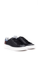 Men's Back Detailed Leather Sneaker | Derimod