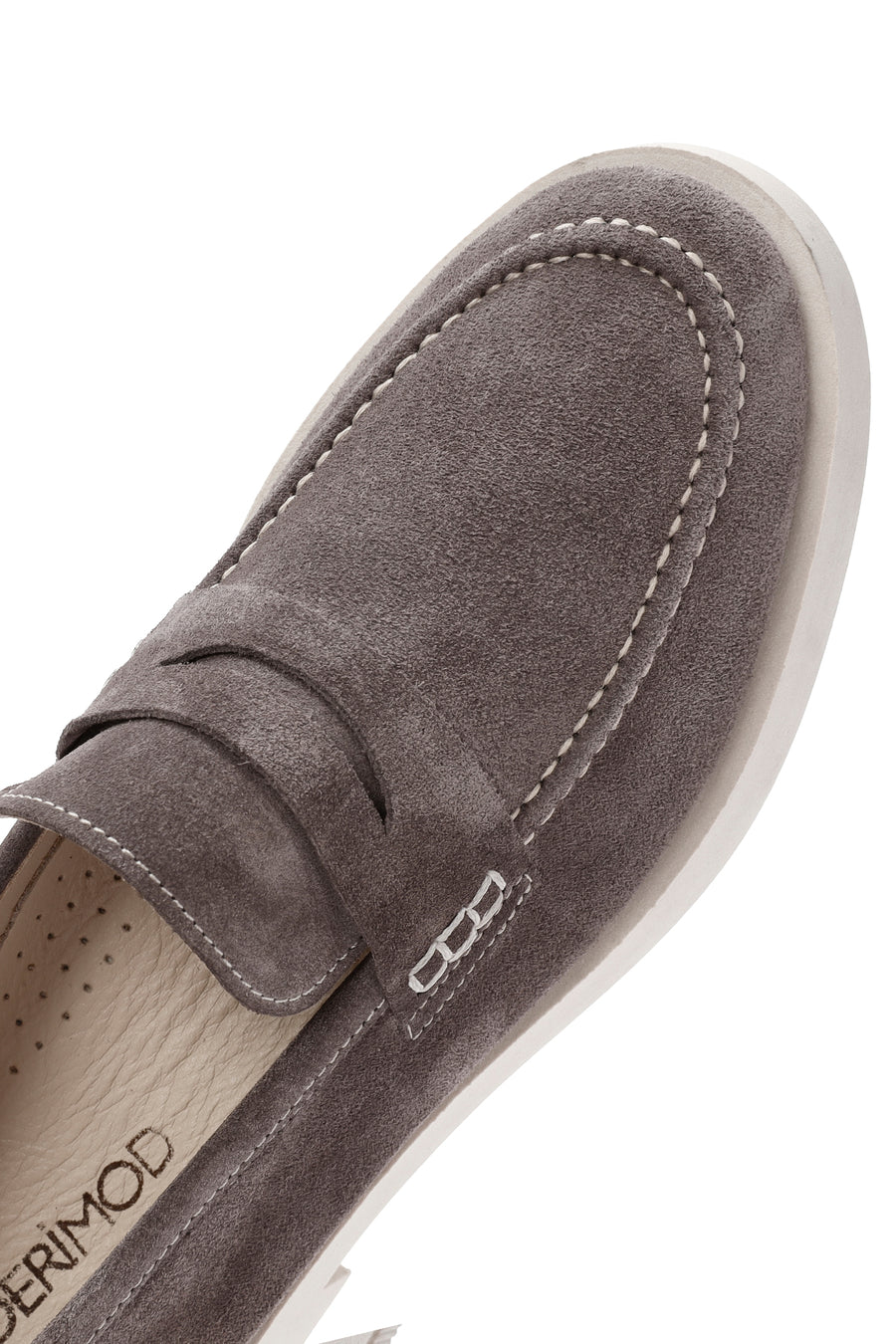 Women's Mink Suede Leather Masculine Loafer