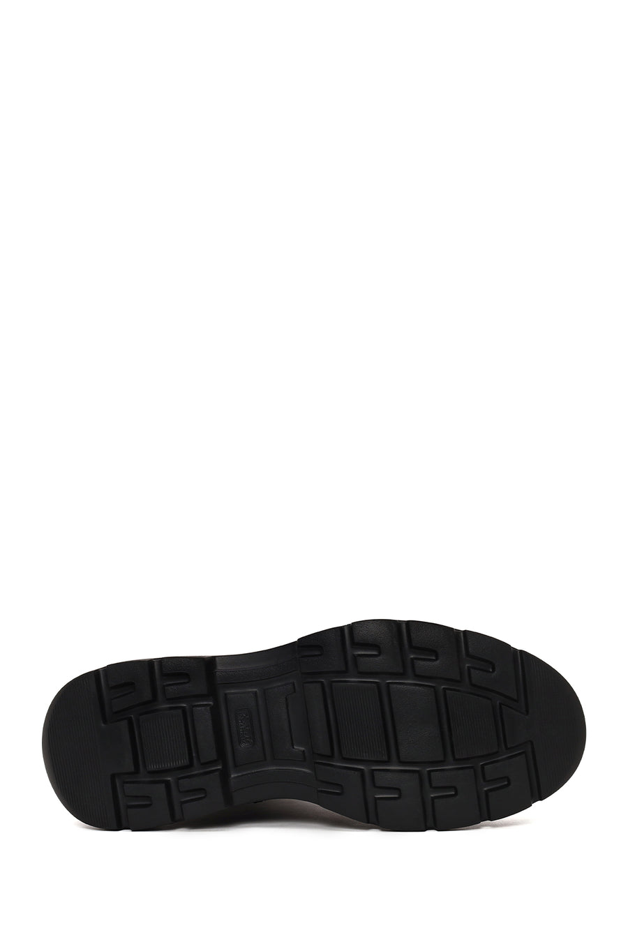 Male Black Lace-Up Zip Closure Thick-Soled Leather Casual Boots