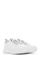 Kadın Beyaz Bağcıklı Deri Sneaker | Derimod