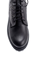 Women's Leather Star Detailed Boots | Derimod
