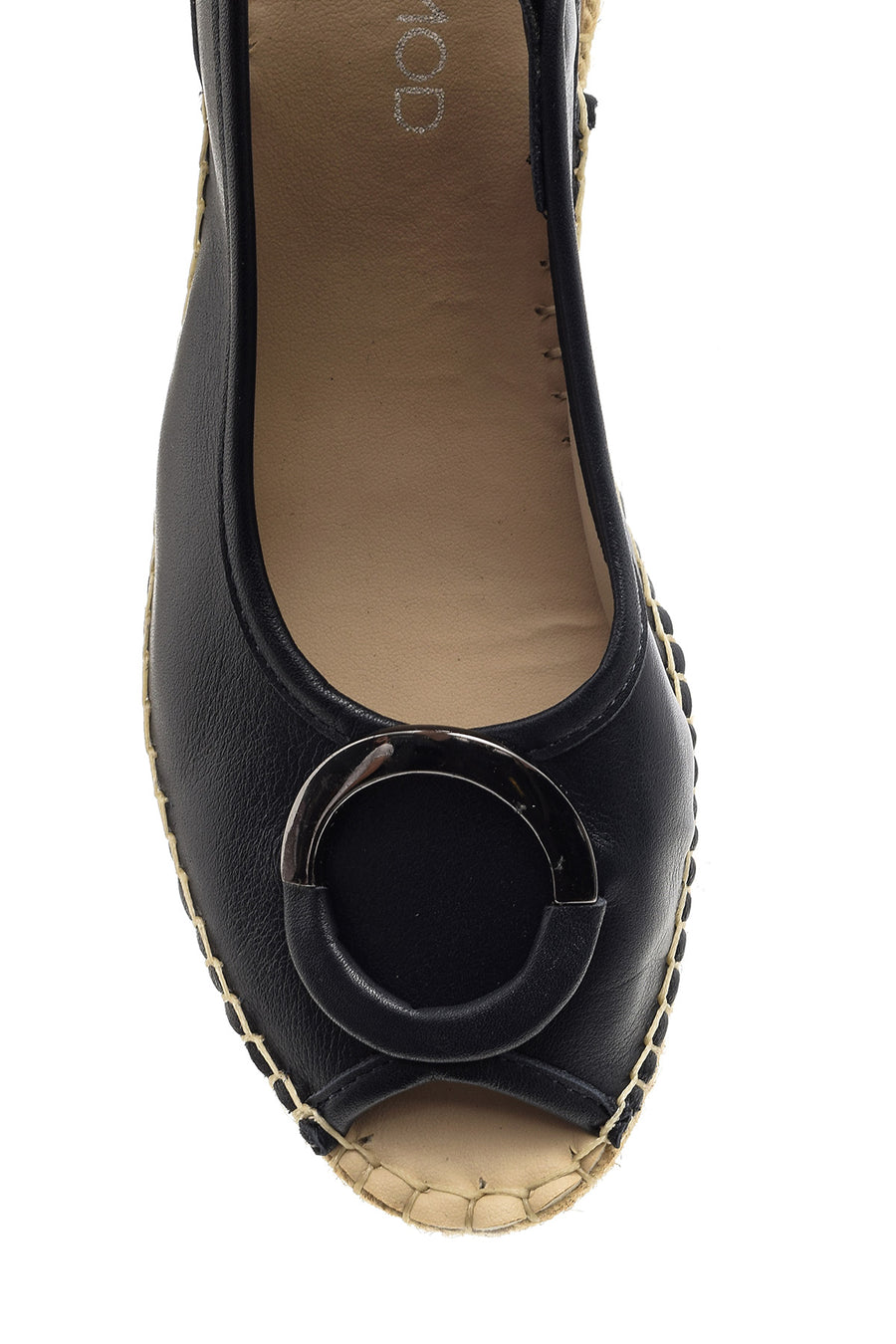 Women's Wedge Heeled Open Toe Espadrille Shoes