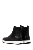 Men's Black Leather Chelsea Sport Boot | Derimod